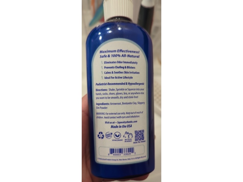 Squeaky Cheeks All-Natural Powder, 5 oz/142 g