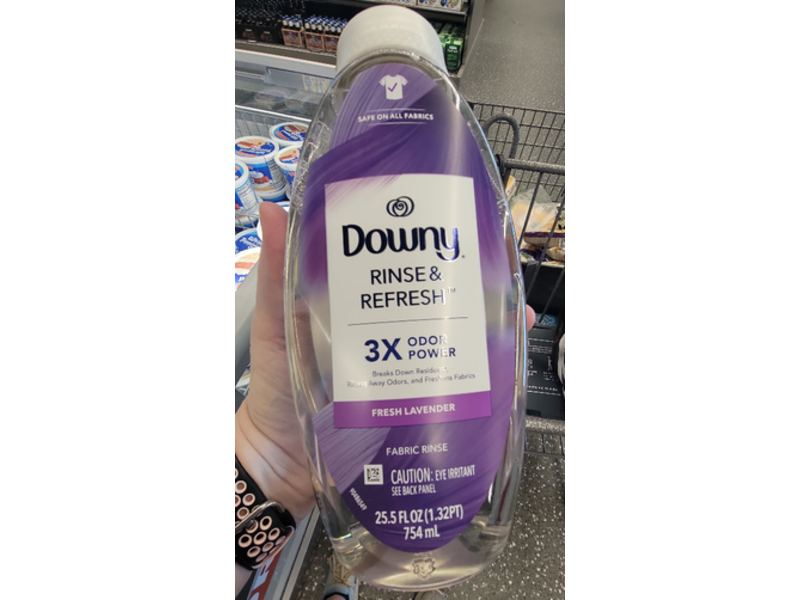 Downy Rinse & Refresh Fabric Rinse, Fresh Lavender, 25.5 fl oz/754 mL