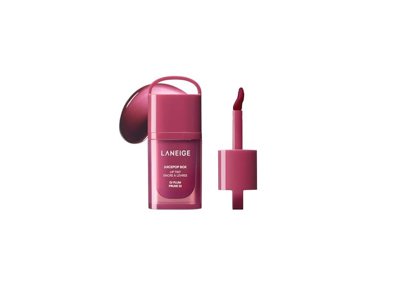 Laneige JuicePop Box Lip Tint, DJ Plum, 0.15 fl oz/4.5 g