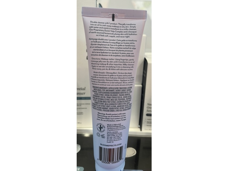 Bloomeffects Royal Tulip Cleansing Jelly Makeup Melting Cleanser, 3.5 fl oz/100 mL