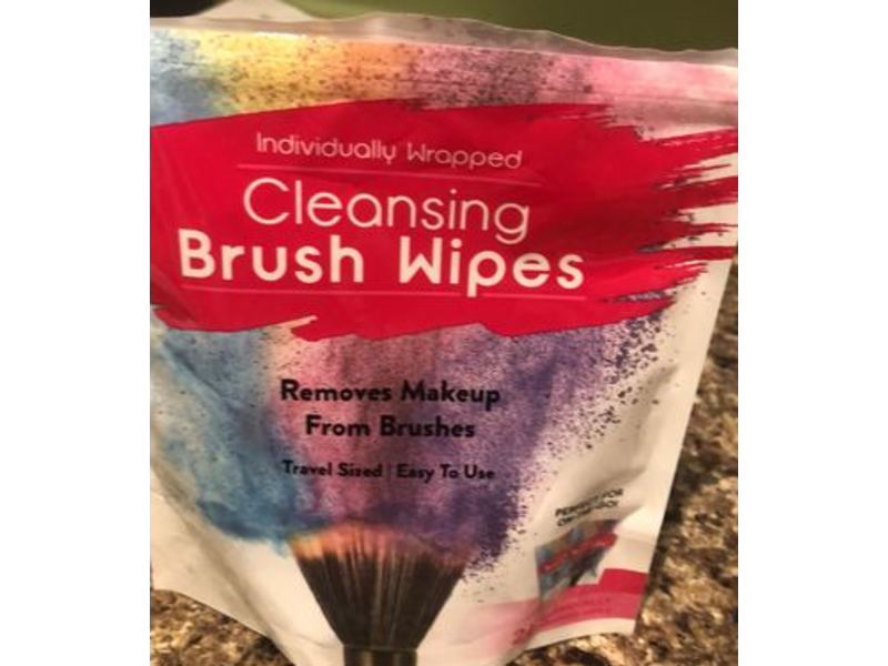 Evriholder Individually Wrapped Cleansing Brush Wipes, 24 Count