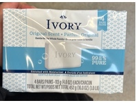 Ivory Gentle Bar Soap, Original Scent, 4 oz/113 g, 4 Count - thumbnail 2