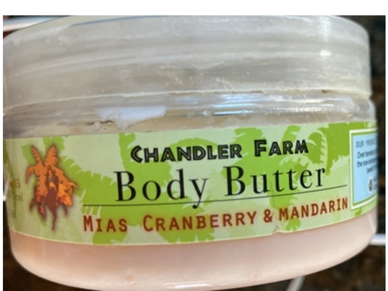 Chandler Farms Body Butter, Mias Cranberry & Mandarin, 7 oz