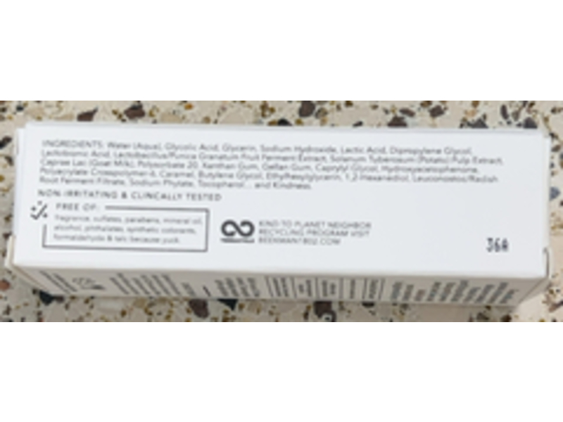 Beekman 1802, Rapid Resurfacing Milk Face, Potato Peel, 0.5 fl oz/15 mL