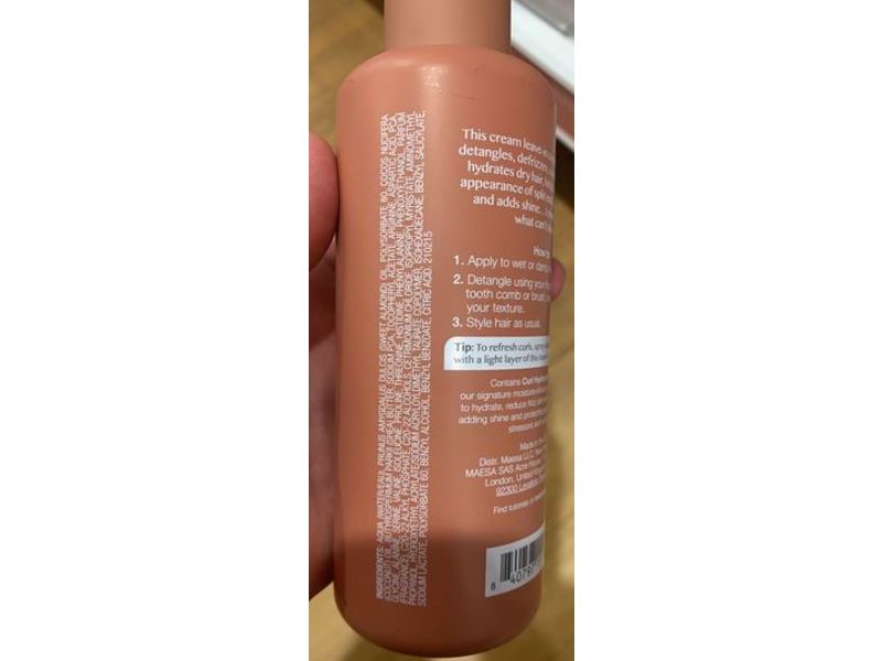 Kristin Ess Ultra Hydrating Curl Leave-In Cream, 8.45 fl oz/250 mL