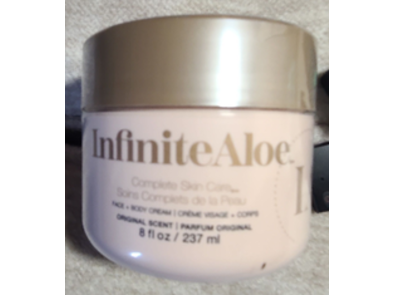 Infinite Aloe Complete Skin Care Face + Body Cream, Original Scent, 8 fl oz/237 mL