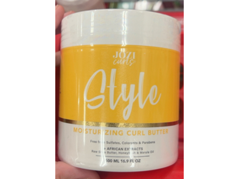 Jozi Curls Curl Moisturizing Curl Butter, 16.9 fl oz/500 mL