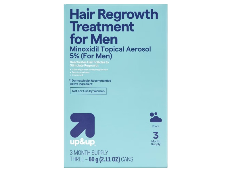 Up & Up Men Hair Regrowth Treatment, 2.11 oz/60 g