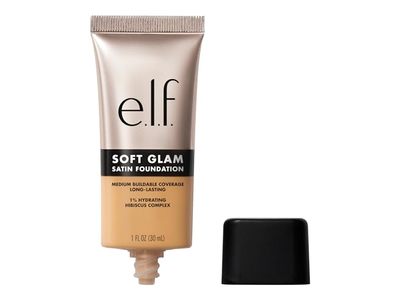E.l.f. Cosmetics Soft Glam Satin Foundation, 30 Medium Warm, 1 fl oz/30 mL