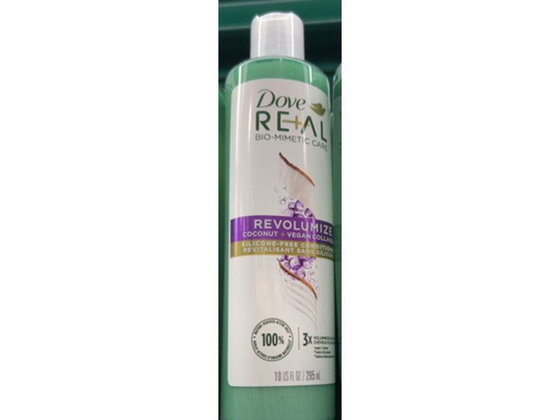 Dove Real Revolumize Shampoo, Sulfate Free, 10 fl oz/295 mL