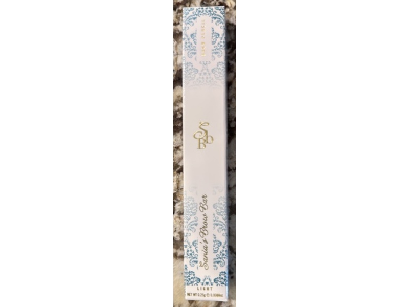 Sania's Brow Bar Brow Pencil, Light, 0.0088 oz/0.25 g