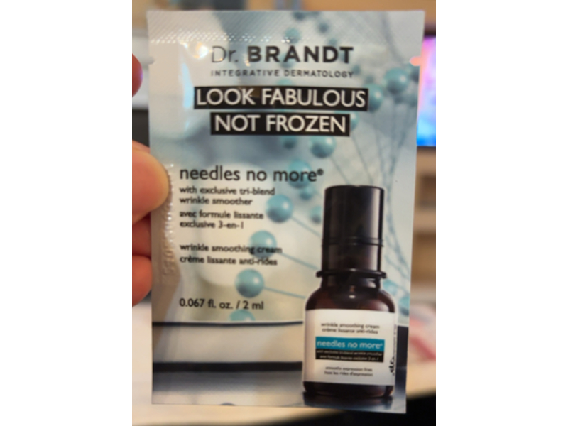 Dr. Brandt Needles No More Wrinkle Smoothing Cream, 0.067 fl oz/2 mL