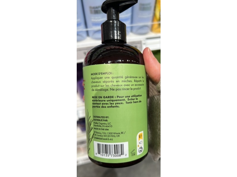 Mielle Rosemany Mint Strengthening Leave-In Conditioner, Biotin, 12 fl oz/355 mL