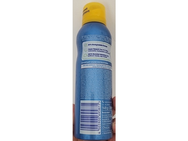 Nivea Sun Protect & Dry Touch Refreshing Mist, SPF 50, 148 g