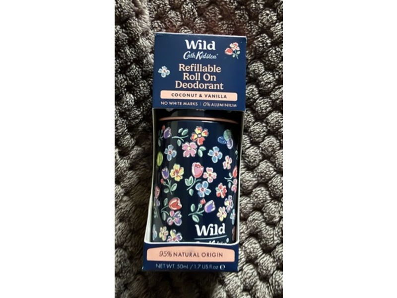 Wild Roll On Deodorant, Coconut & Vanilla, 50 mL/1.7 fl oz