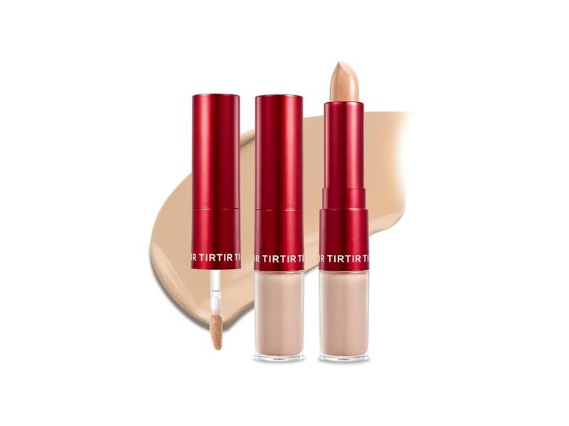 Tirtir Glide & Hide Blurring Concealer Zero Filter 2 In 1 Total Coverage, 4.7C, 0.28 oz