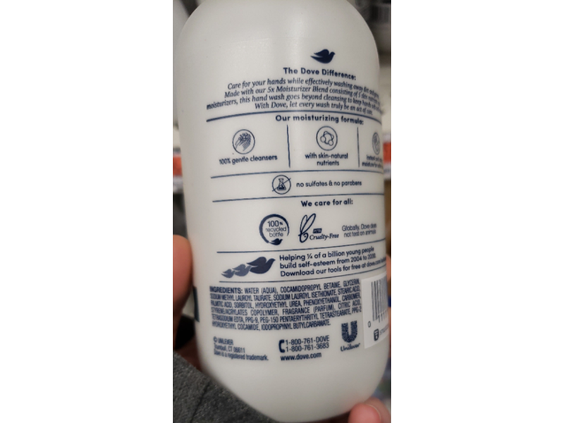 Dove Deep Cleansing Hand Wash, 13.5 fl oz/400 mL