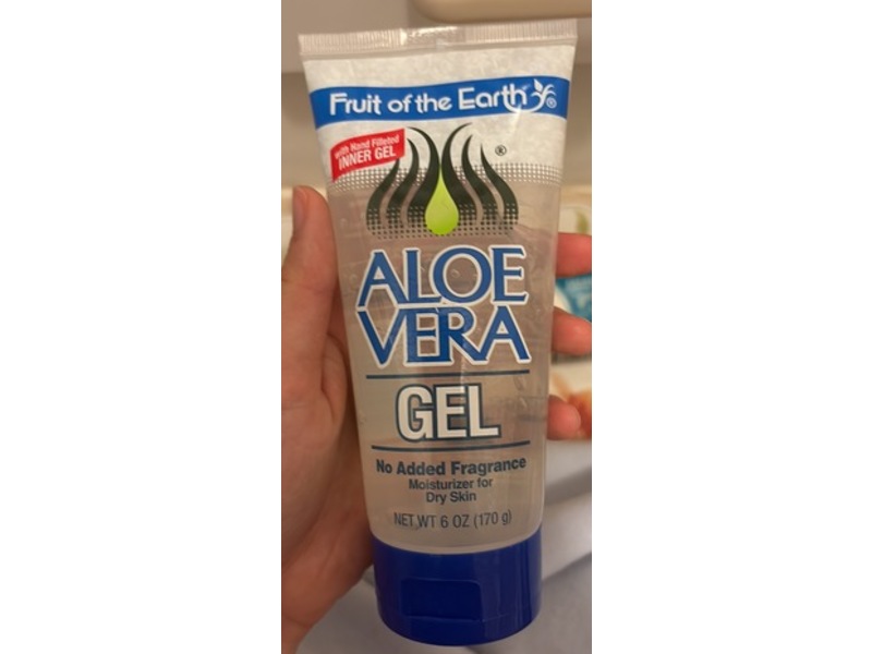 Fruit Of The Earth Gel Moisturizer, Aloe Vera, 6 oz/170 g