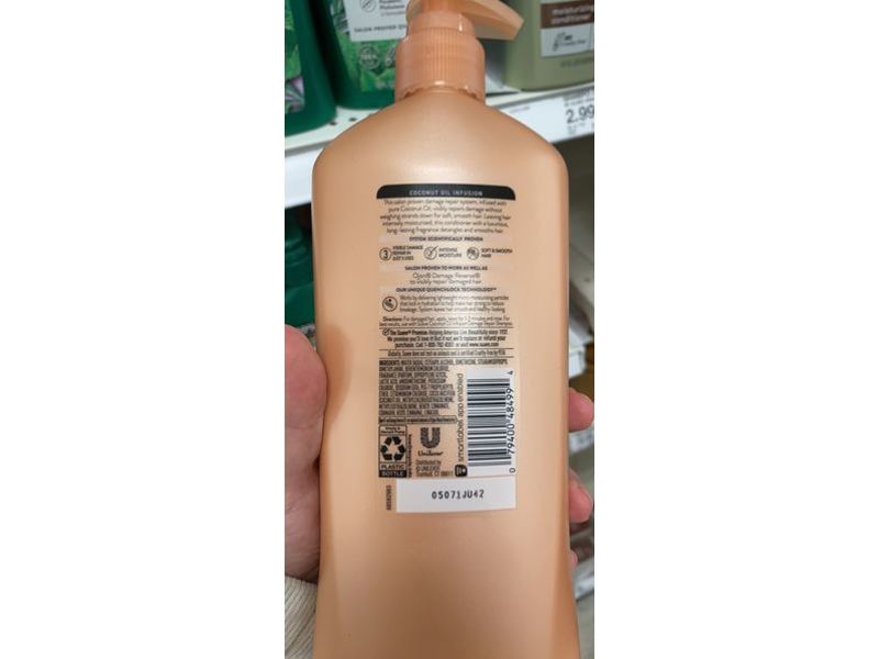 Suave Damage Repair Conditioner, Coconut Oil, 18 fl oz