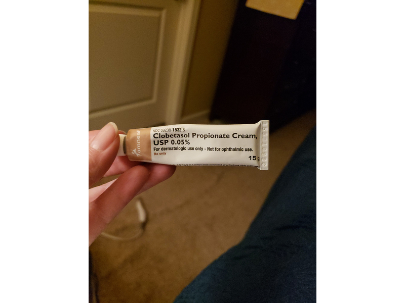 Clobetasol Propionate Cream USP 0.05%, 15 g, Amneal Pharmaceuticals LLC (RX)