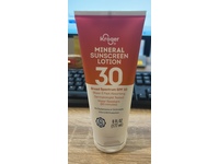 Kroger Mineral Sunscreen Lotion, SPF 30, 6 oz/177 mL - Image 3