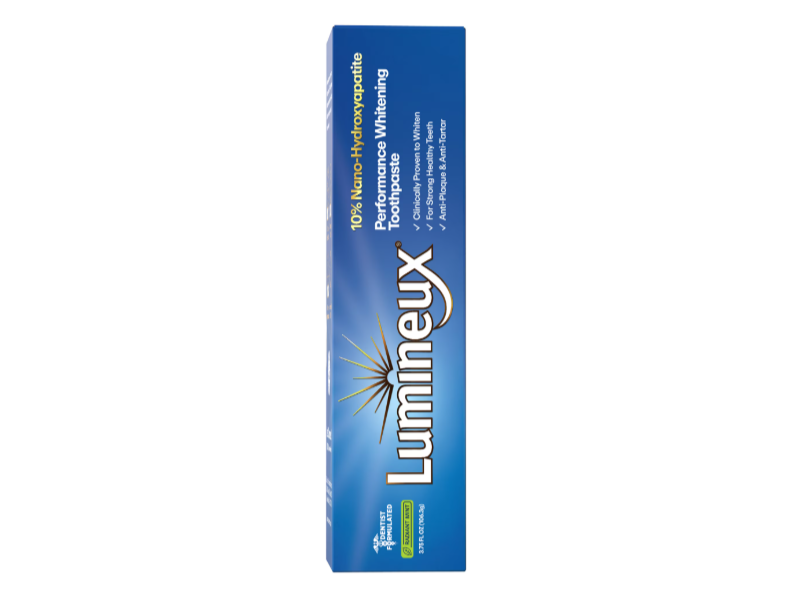Lumineux Performance Whitening Toothpaste, 10% Nano‑Hydroxyapatite, 3.75 oz /106 g