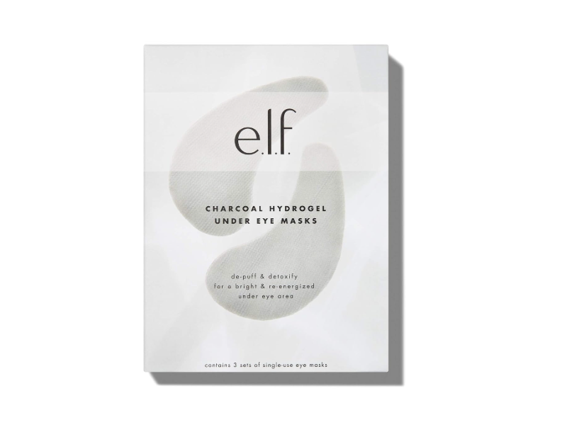 e.l.f. Cosmetics Charcoal Hydrogel Under Eye Masks, 0.14 oz/4 g, 3 pairs