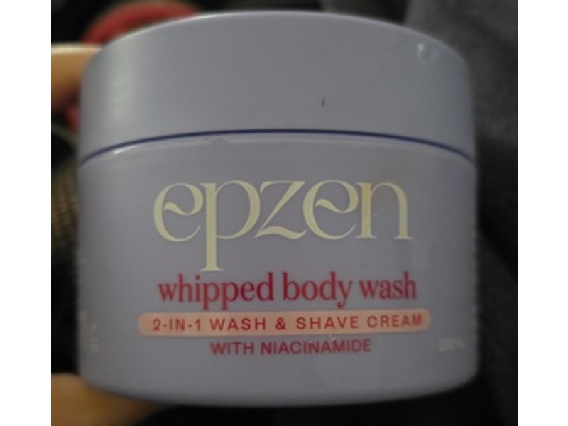 Epzen Whipped 2-In-1 Body Wash & Shave Cream, Niacinamide, 200 mL