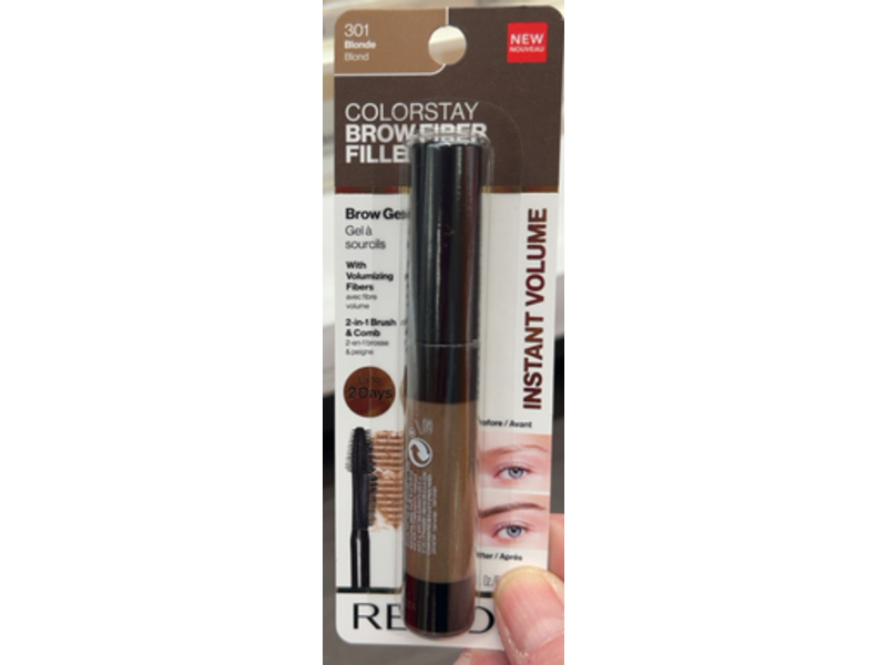 Revlon Colorstay Brow Fiber Filler, Blonde 301, 0.23 fl oz