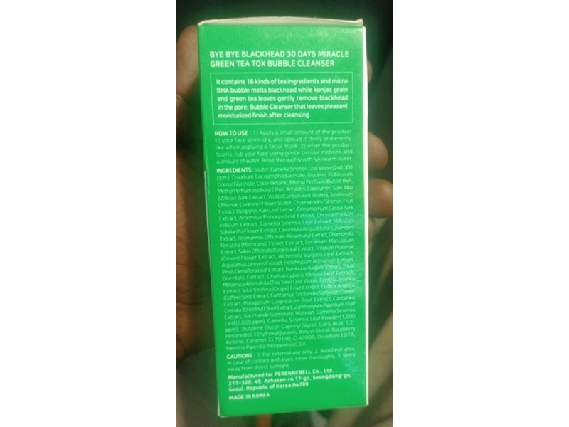 Some By Mi Bye Bye Blackhead Bubble Cleanser, 4.23 oz/120 g