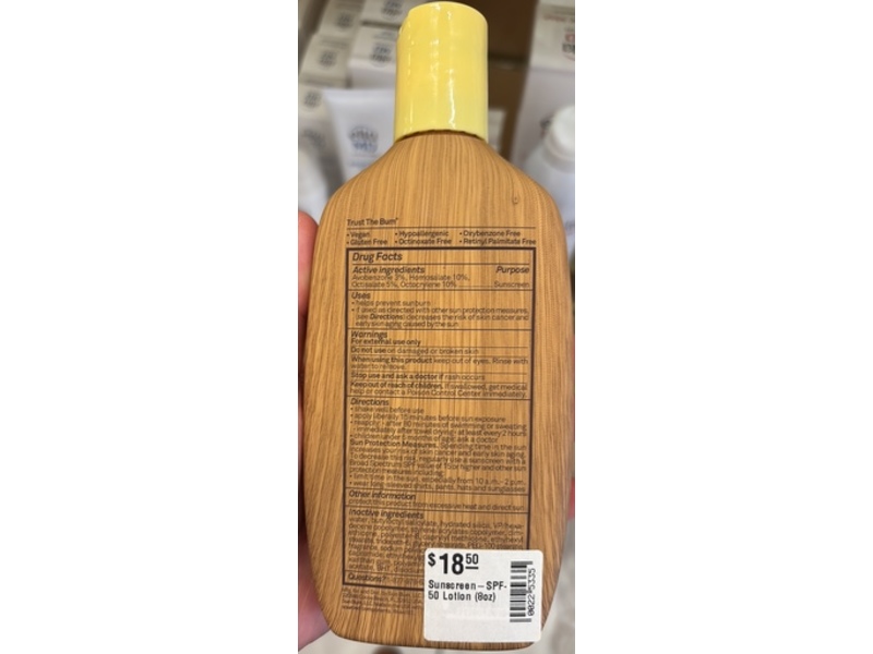 Sun Bum Premium Moisturising Sunscreen Lotion, Spf 50, 8 fl oz/237 mL