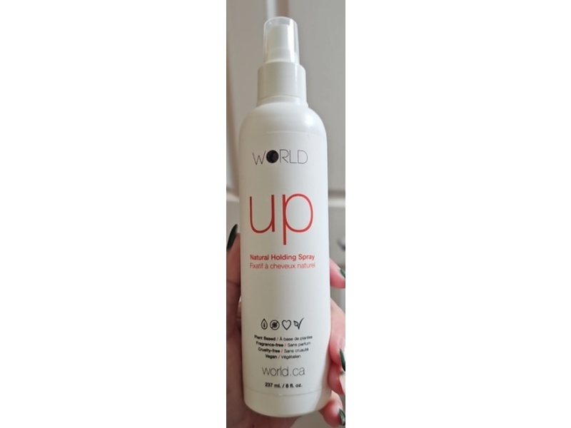 World Up Natural Holding Hair Spray, 8 fl oz/237 mL