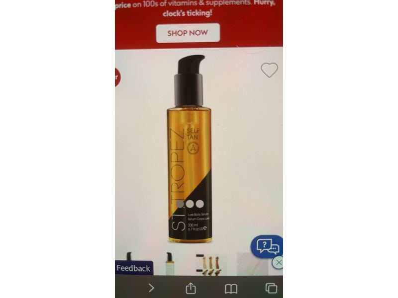 St. Tropez Lume Body Serum, 6.7 fl oz/200 mL