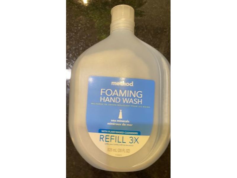 Method Foaming Hand Wash Refill, Sea Minerals, 28 fl oz/828 mL