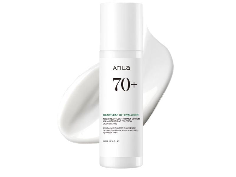 Anua Daily Lotion, Heartleaf 70+ Hyaluron, 6.76 fl oz/200 mL