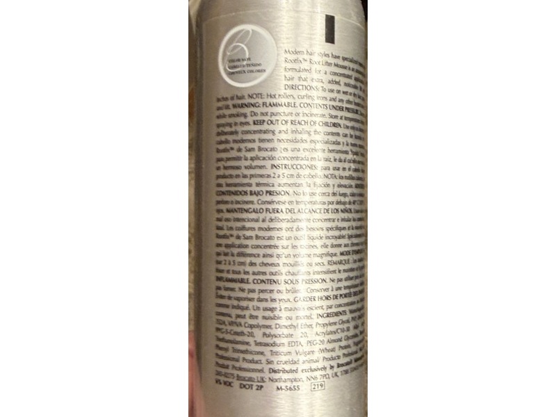 Brocato Rootfix Lifter Mousse, 5 oz/141 g