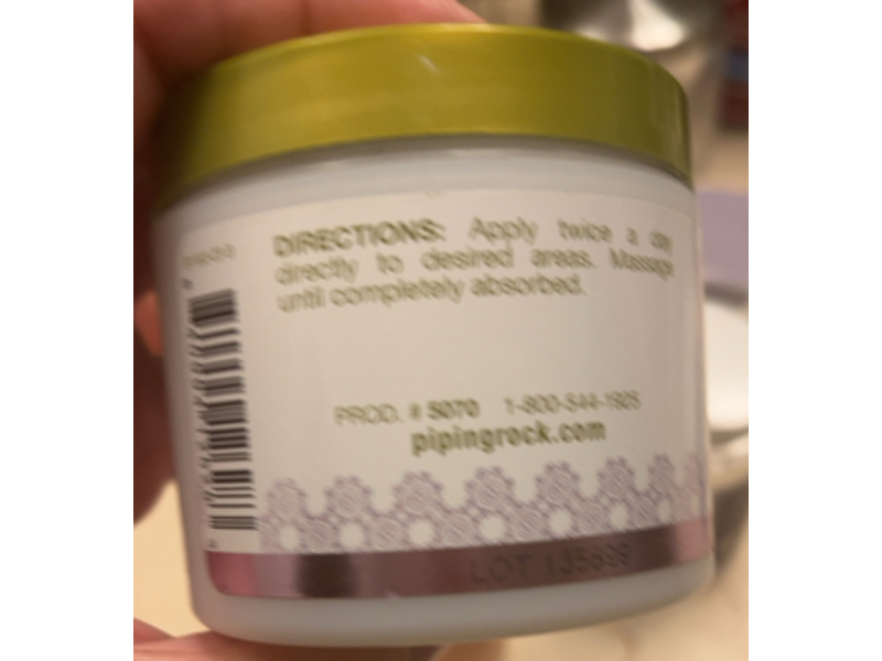 Piping Rock Vitamin K Cream, 4 oz/113 g