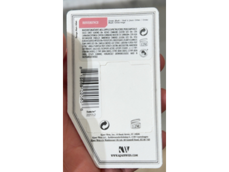 Kjaer Weis Cream Blush Refill, Reverence, 0.1 fl oz/3.0 mL