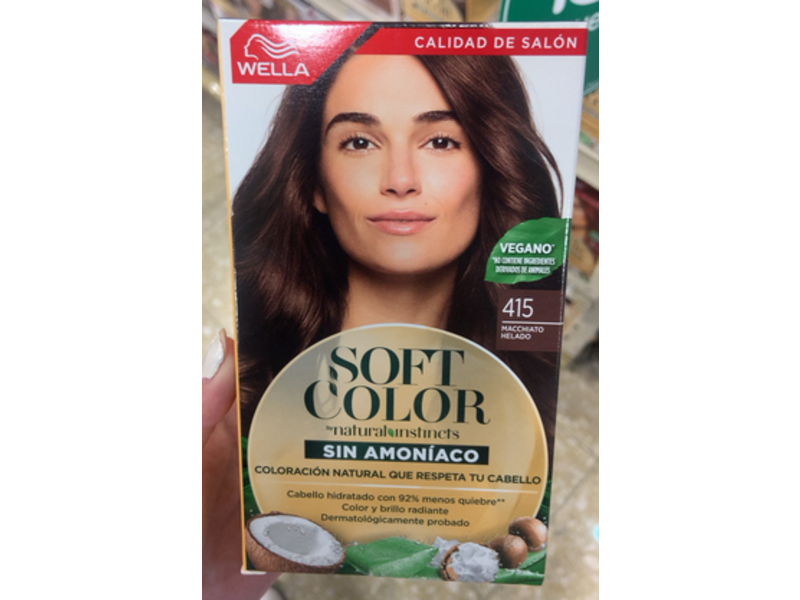 Wella Soft Color Hair Dye, 415 Macchiato Helado