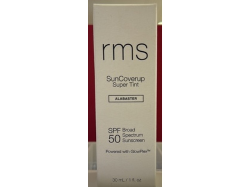RMS Beauty Sun Coverup Mineral Sunscreen Foundation, SPF 50, Alabaster, 1 fl oz