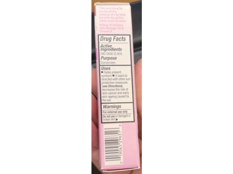 Hello Sunday Nourishing Lip Tint, SPF 45, Berry Balmy, 0.18 fl oz/5.2 g