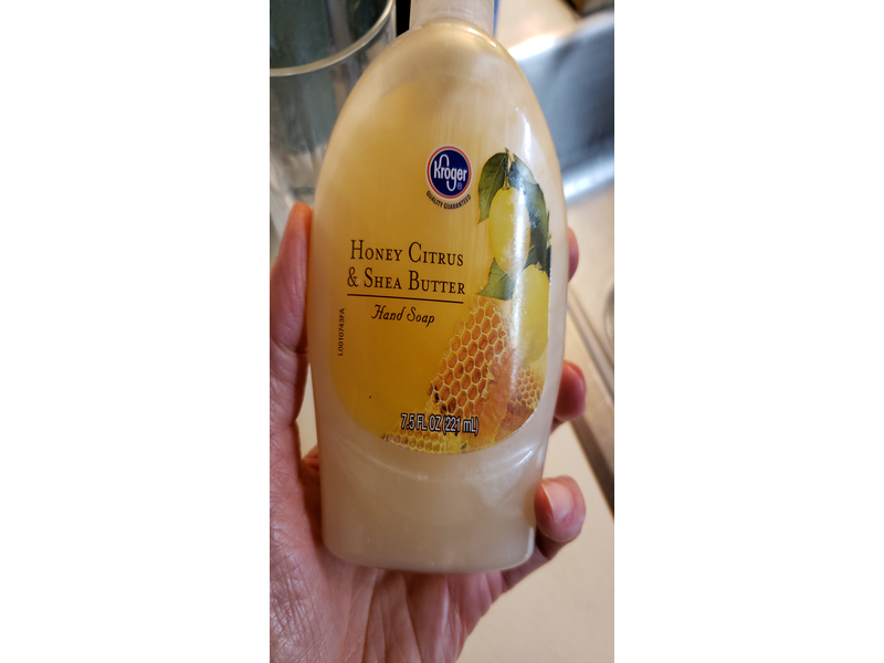 Kroger Hand Soap, Honey Citrus & Shea Butter, 7.5 fl oz/221 mL