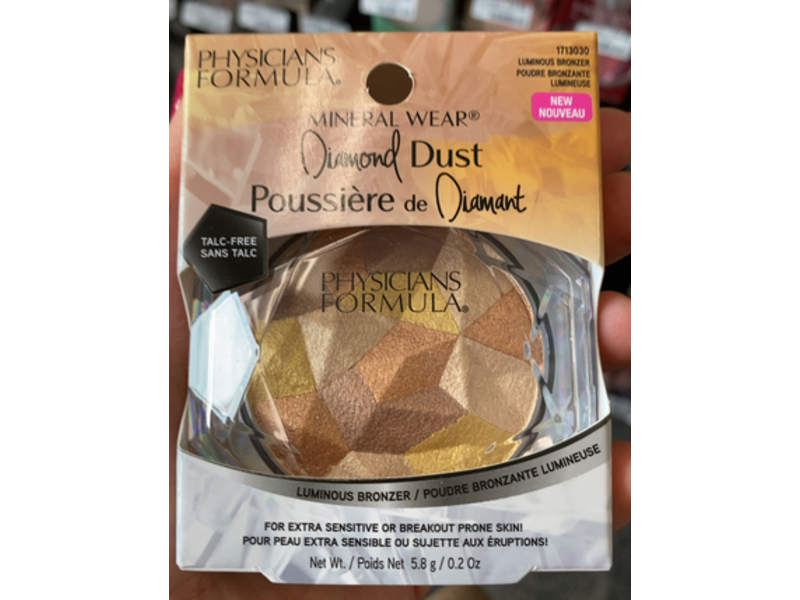 Physicians Formula Mineral Wear Diamond Dust Luminous Bronzer, 0.2 oz/5.8 g