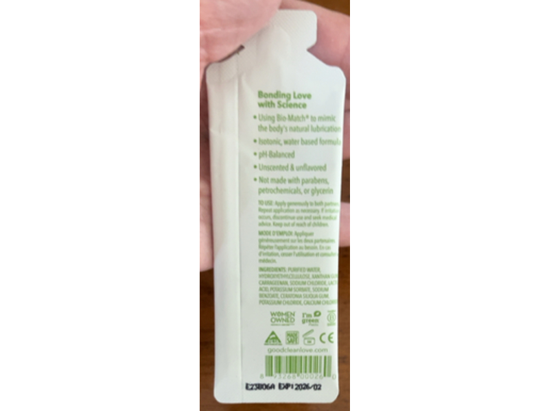 Good Clean Love Bionude Ultra Sensitive Personal Lubricant, 5 mL
