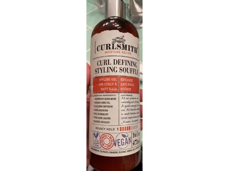 Curlsmith Moisture Recipe Curl Defining Styling Souffle, 16 fl oz / 473 ml