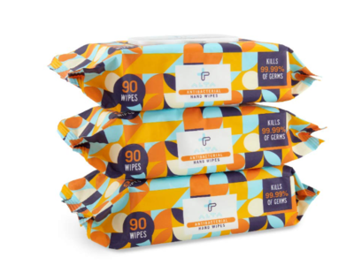 Alta+ Antibacterial Hand Wipes, 90 Count, Pack of 3