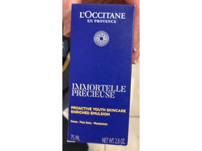 L'occitane Immortelle Precious Emulsion, 2.60 fl oz/75 mL