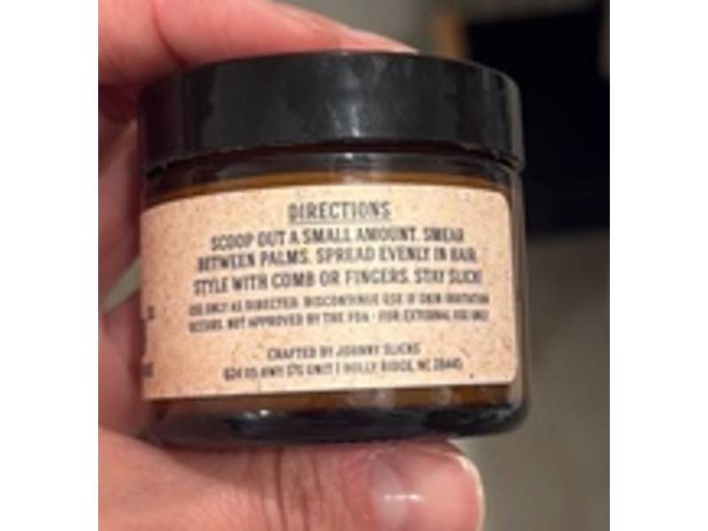 Johnny Slicks Formula 49 Organic Clay Pomade, Original, 2 oz