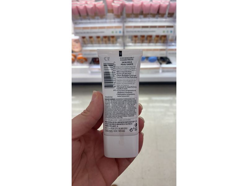 CoverGirl Clean Fresh Skin Milk Foundation, Light 540, 1 fl oz/30 mL.