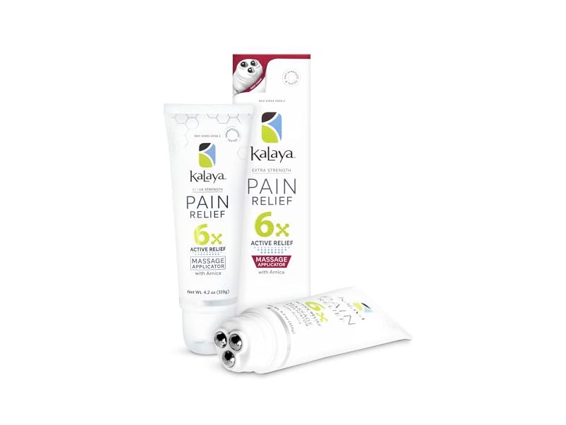 Kalaya Pain Relief 6x Active Relief Cream, Arnica , 4.2 oz/119 g